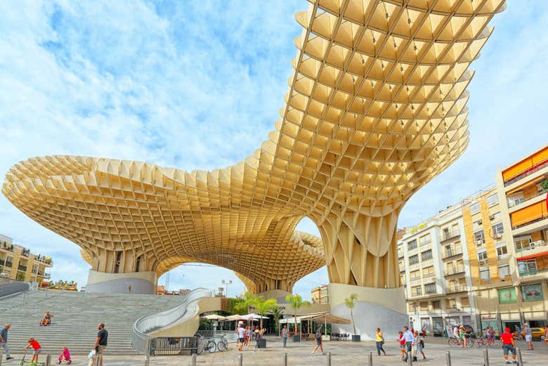 Panoramic views of the Seville Mushrooms